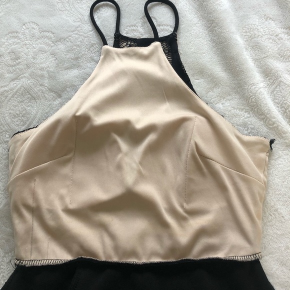 PAPAYA Halter Dress Lace Bodycon Sz S - Picture 7 of 10